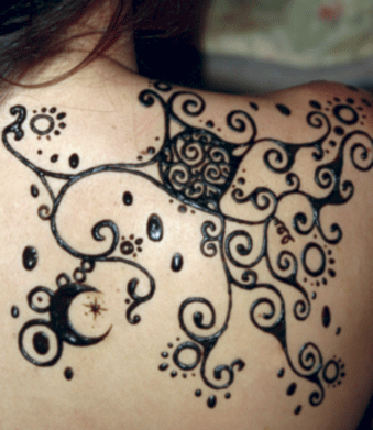 Henna Design Back